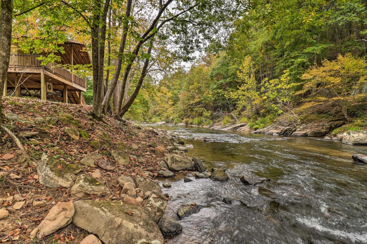 Creekside Retreat With Deck, 18 Miles To Wolf Ridge Villa Weaverville Kültér fotó