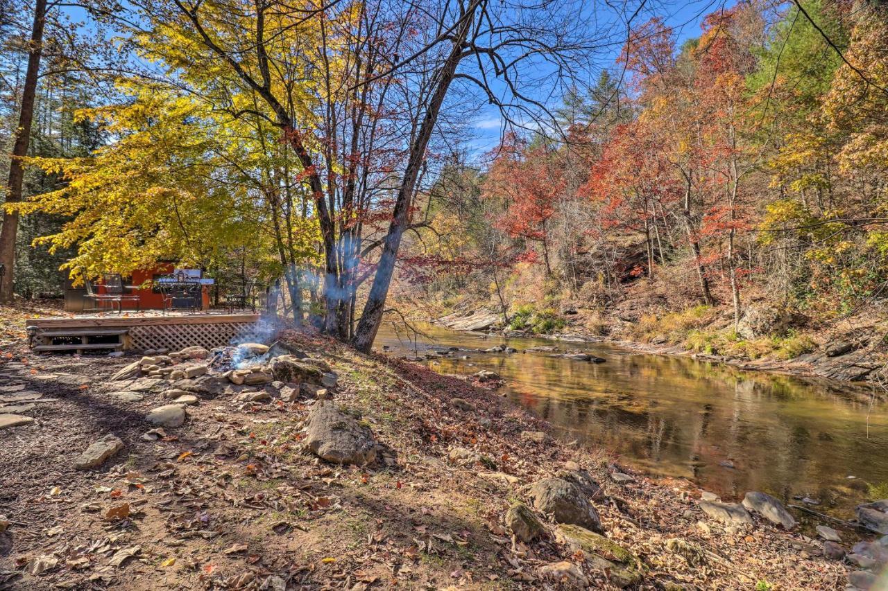 Creekside Retreat With Deck, 18 Miles To Wolf Ridge Villa Weaverville Kültér fotó