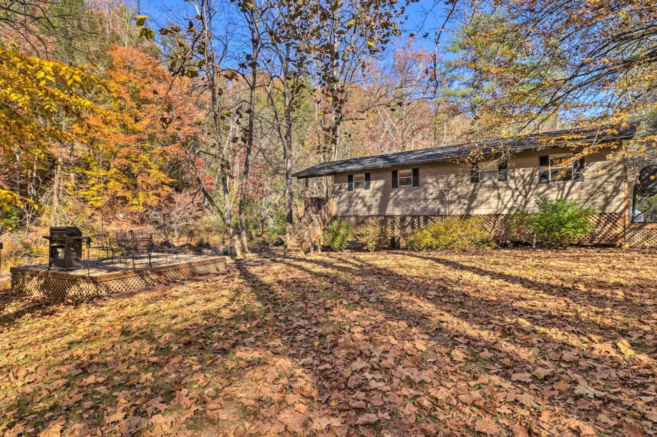 Creekside Retreat With Deck, 18 Miles To Wolf Ridge Villa Weaverville Kültér fotó