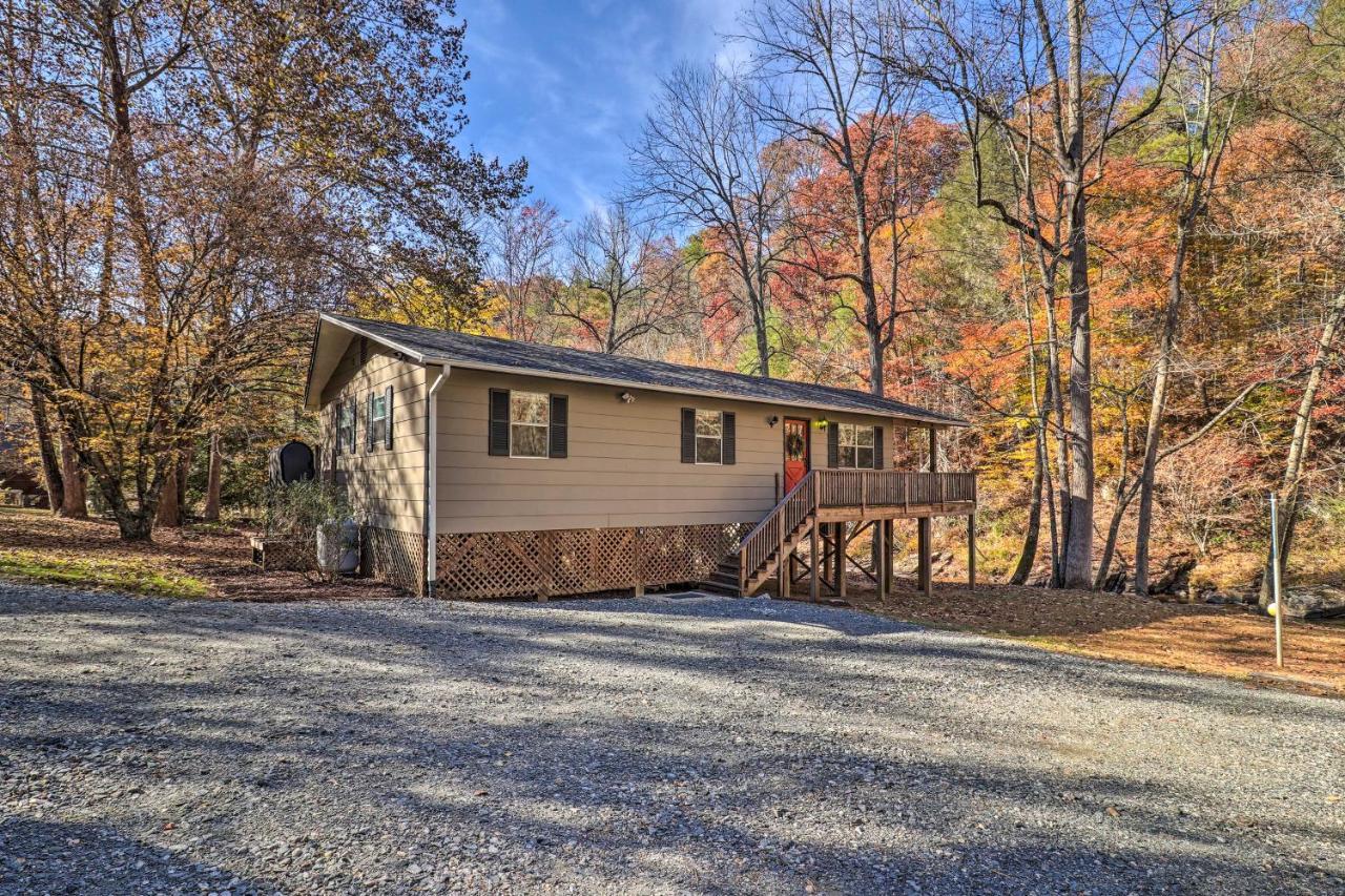 Creekside Retreat With Deck, 18 Miles To Wolf Ridge Villa Weaverville Kültér fotó